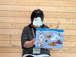 あつ〜い日にちょっとひんやりする👻の雪合戦でした⛄️