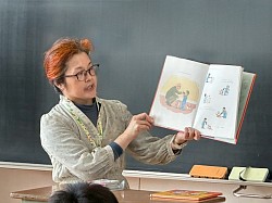 大型絵本のしろくまのパンツを読んでいる瞬間じゃなかった😭次は激写します‼︎✨山田さん